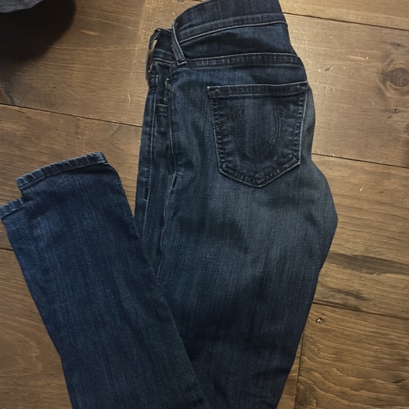 Size 25 skinny jeans true religion - Picture 2 of 2